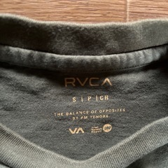 RVCA☆カーキ　半袖Tシャツ　Sの画像