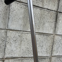 三輪車　無印良品　舵取り棒つき　赤の画像