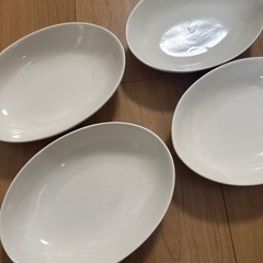 オーバル　プレート　４枚　中古