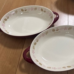 アフタヌーンティー　グラタン皿　2個