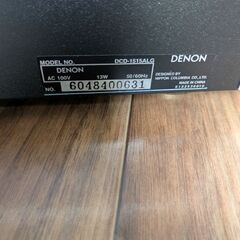 DENON、DCD-１５１５ALG、CDプレーヤーの画像
