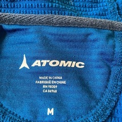 ATOMIC パーカー　紐なしの画像