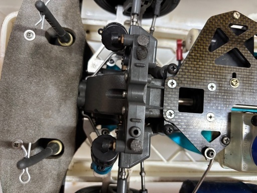 タミヤ 1/8 TGX-Mk-1 シャーシ エンジン 搭載 ボディ付き RC ラジコン TAMIYA 動作未確認