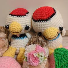 手作りぬいぐるみと仲間たちの画像