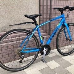 青色　ブルー　ジャイアンツ　GIANT エスケープ クロスバイク ESCAPE   RX  ブルー　S  27段変速　東京　三鷹市　武蔵野市　仙川の画像