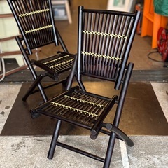 【武蔵小山店】 バンブー ダイニング3点セット ダイニングセット 竹 折りたたみ 折り畳み フォールディング folding dining table chair ダイニングチェア ダイニングテーブル テーブル イス 椅子 アジアン バリ リゾート 検 インテリア ネイル マッサージ パーソナル 応接 応接セット 南国 海 ガーデン ベランダの画像