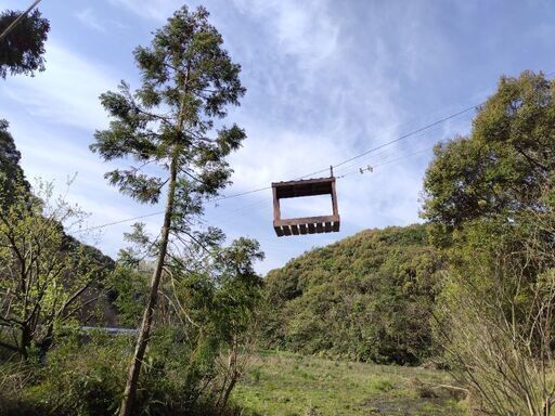 ロープウェイ式運搬機