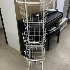 W2504-557 キャスター付き ランドリーバスケット キズ ...