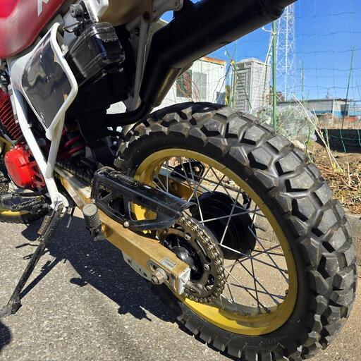 ホンダXLR250R 赤エンジンゴールドホイール調子良好千葉県配達 ホンダXLR250R 赤エンジンゴールドホイール調子良好千葉県配達