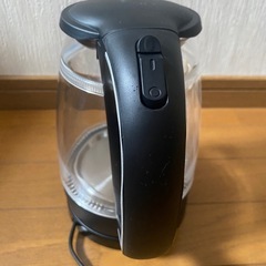 HAGOOGI 電気ケトル ガラス 1.0L LEDライト付き 二重構造 火傷防止 ポット湯沸かし(0416c)の画像