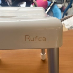 K2504-510  配送不可 Rufca バスチェア ホワイト キズ汚れ有りの画像