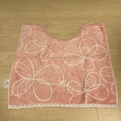 HANAE MORI 蝶模様 トイレ用マット ピンク