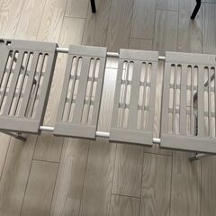 押入れ整理棚　伸縮（グレー）