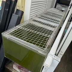 アクリル水槽2400×550×h400 オーバーフロー水槽大型水...