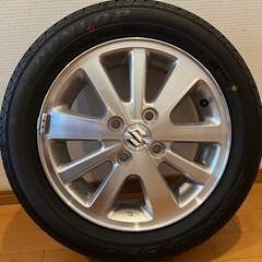 新品先日新車外し純正スズキエブリィワゴンタイヤホイール (ひ 新品先日新車外し純正スズキエブリィワゴンタイヤホイール (ひ