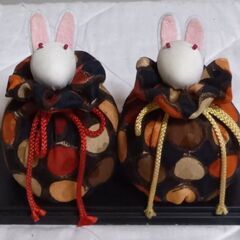 ハンドメイド　うさぎ🐰　高さ約9㌢（耳含む）　幅約7 ㌢　手作り...