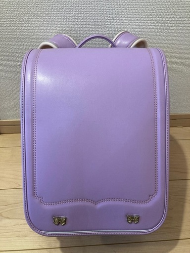 ランドセル　ラベンダー　紫　薄紫　美品　パステル　ふわりぃ　女子　パープル