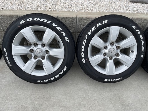 トヨタ　プラド純正　アルミホイール　17インチ　7.5J　ET25　6H　PCD139.7