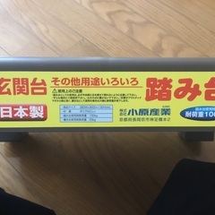 スチール踏み台 ＋ 運動靴 の画像