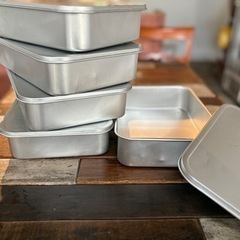 アルミバット　蓋付き　5個セット