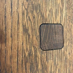 ウィスキーオーク　ダイニングテーブルのみ　80×80の画像
