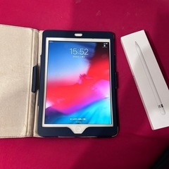 iPad、ケース、ペンタブ付き