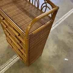 ラタンチェスト5段
の画像