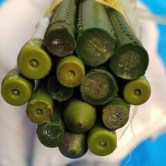 中古品 園芸棒 太さ長さいろいろ・変形・色あせ・汚れあり 全107本の画像