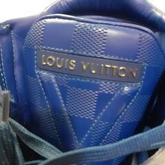 LOUIS VUITTON(ルイヴィトン)ダミエ柄レザー ヌバック スエード ハイカットスニーカー
の画像