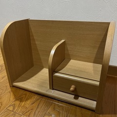 小物引き出し付き本棚