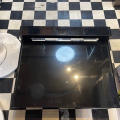 【リサイクルサービス八光】幅56㎝　山崎実業　tower　棚付きIHクッキングヒーターラックの画像