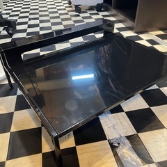 【リサイクルサービス八光】幅56㎝　山崎実業　tower　棚付きIHクッキングヒーターラックの画像