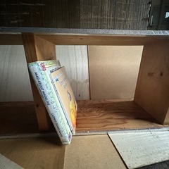 手作り本棚の画像