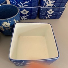 湯呑み＋お皿各5セットの画像