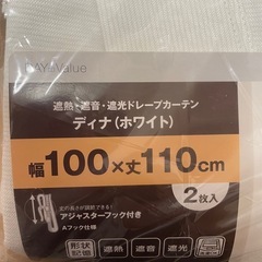 カーテン 100×110cm ニトリの画像