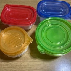 未使用 プラスチック  保存容器  の画像