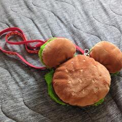 【ディズニーリゾート限定】ミッキー　ハンバーガー型ポーチ