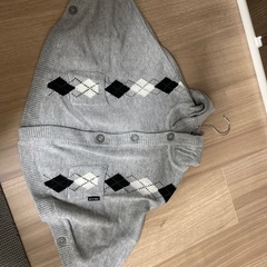 未使用COMME CA ISM80-90cmフード付きケープの画像