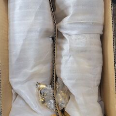 盆提灯　霊前灯 10号 鈴付ゴールド  美品 行燈  行灯  灯明  仏壇   仏具   祭壇 灯篭  盆用品  新盆飾りの画像