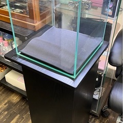【中古品】30cm キューブ 水槽セット 水槽台 水草保育箱 海...