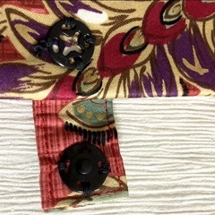 【布製　母子手帳・健康保険証カバー 新品・未使用】の画像