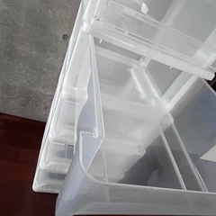 収納ボックス　洋服収納　クリアケースの画像