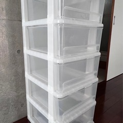 収納ボックス　洋服収納　クリアケースの画像