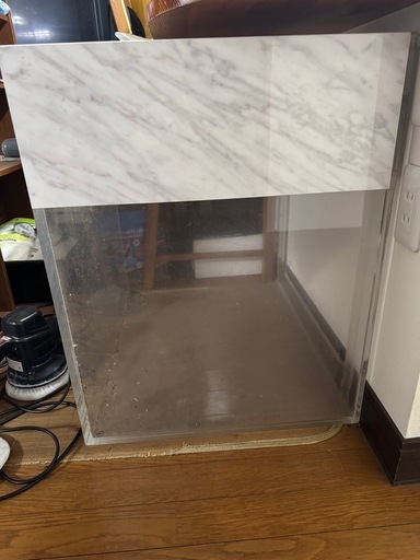 アクリル水槽 680×680×h550 オーバーフロー水槽大型水槽金魚熱帯魚