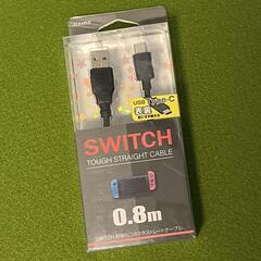 Nintendo Switch 用 Type-C ストレートケーブル 0.8mの画像