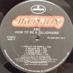 ＡＢＣ ＬＰレコードセット　「Beauty Stab」「How to Be a...Zillionaire!」の画像