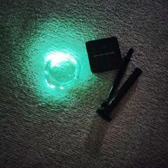 新品太陽発電 グリーンメタル 銅ストリングライト12m 100 LED