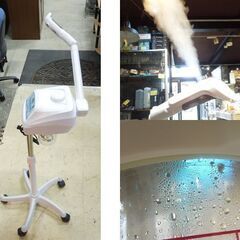 ETBELLA オゾンフェイシャル スチーマー ホワイト ビーカー容量 800ml エステ サロン 美容室 エトゥベラ 新道東店の画像