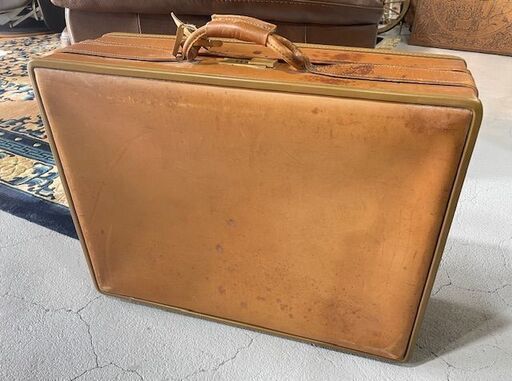 A20【Hartmann luggage】ハートマンラゲッジ サムソナイト 本革 トランクケース スーツケース ブラウン ヴィンテージ ★直接渡し歓迎★