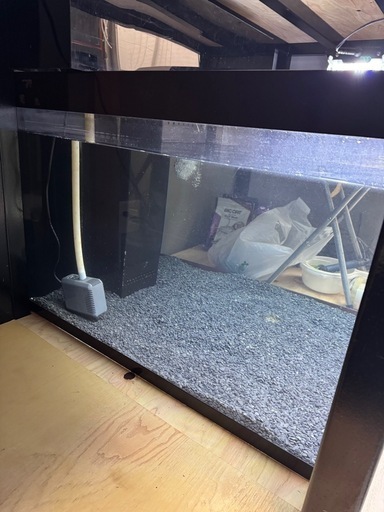 アクリル水槽 750×750×h750オーバーフロー水槽 熱帯魚大型魚